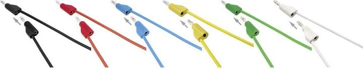 Voltcraft Hochflexible Messleitungen SET 0.5 m 30 V/AC, 60 V/DC 10 A