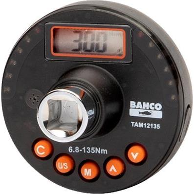 Bahco, Chiave dinamometrica, 3/8" Torque & Angle Adaptor 6-135nm (3/8", 6 Nm, 135 Nm)