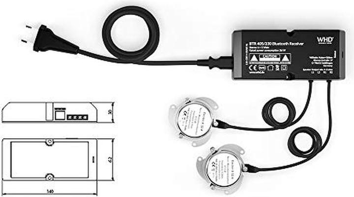 Immagine prodotto WHD BTR203SET2EXCITER Ricevitore Bluetooth mono (Ricevitore Bluetooth)