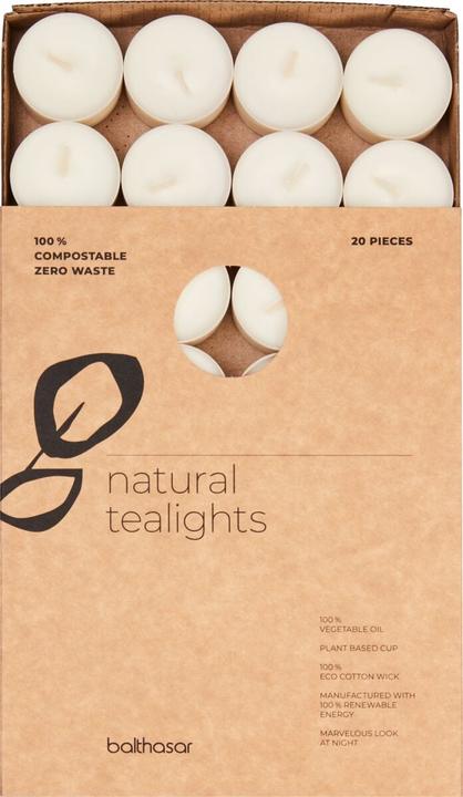 Immagine prodotto Balthasar Eco Teelichte (20 pz.)