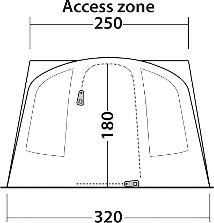 Produktbild Outwell San Diego (Vorzelt, 11.20 kg)