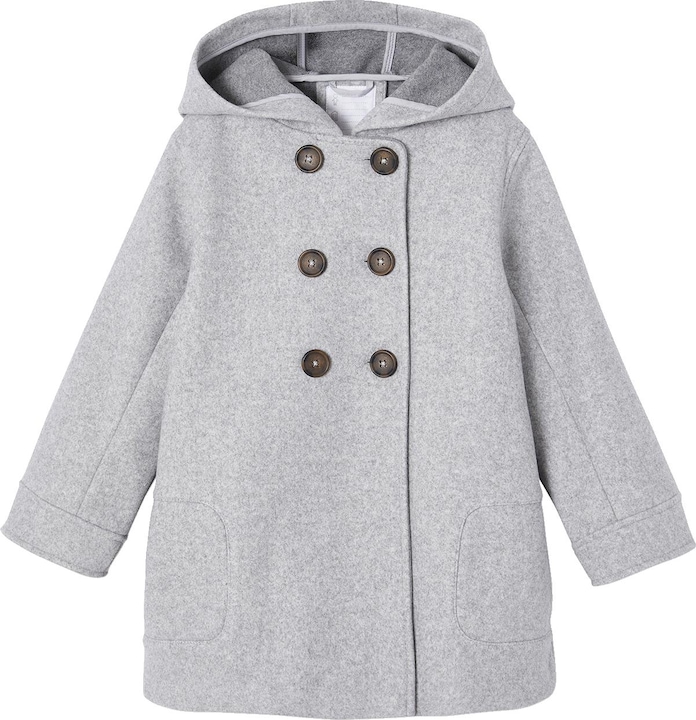 Immagine prodotto Vertbaudet Cappotto da bambina con cappuccio, look in lana (140)