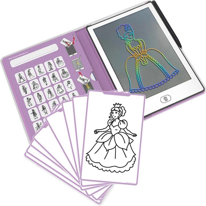 Actual product image Kidywolf Leuchtende Designtafel mini Prinzessin