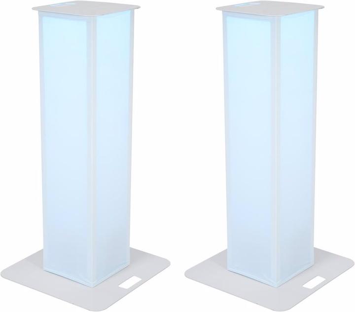 Produktbild Eurolite 2x Stage Stand 150cm inkl. Cover und Tasche, weiss