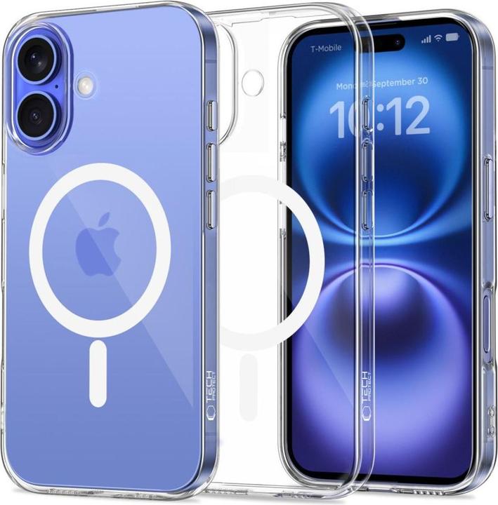 Produktbild Tech-Protect Etui FlexAir MagSafe na iPhone 16 - przezroczyste (Apple iPhone 16)