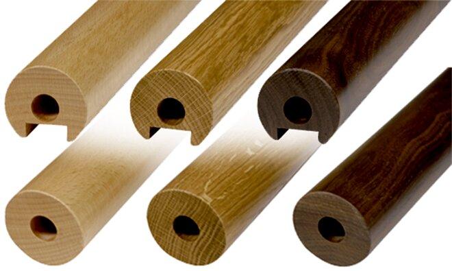 Actual product image OK-Line Handlauf, Buche 42/2450mm lackiert (Beech)