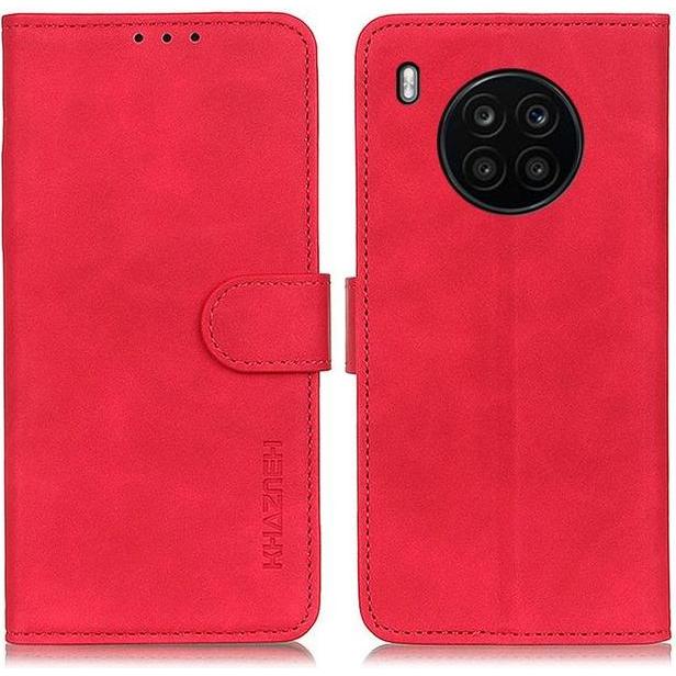 Thumbnail - MU Classic Classic IV Leder Bookcover Series (Huawei Nova 8i, Honor 50 Lite), Smartphone Hülle, Rot