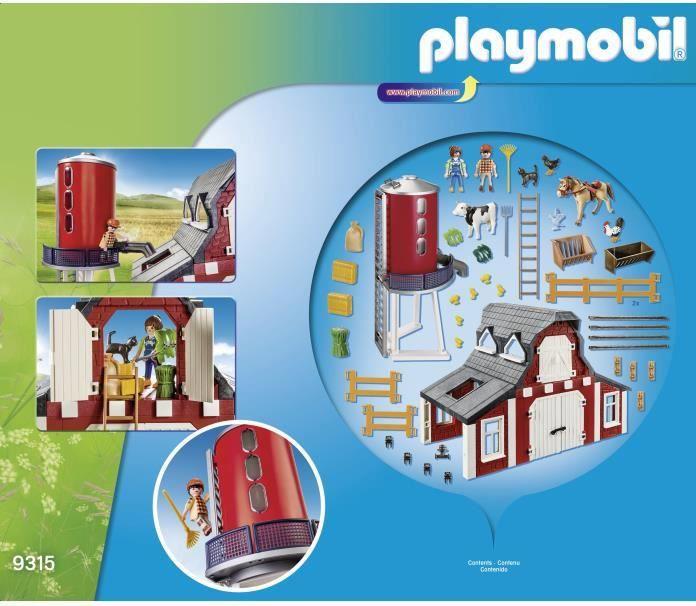 Image du produit Playmobil Barn avec silo (9315) (9315, Playmobil Country)