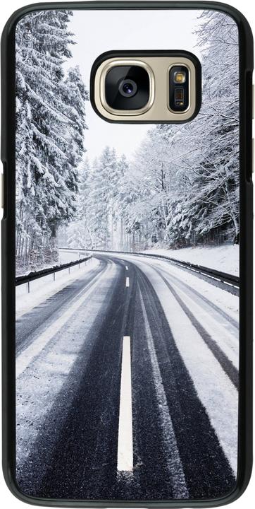 Actual product image PhoneLook Coque Winter 22 Snowy Road (Samsung Galaxy S7)
