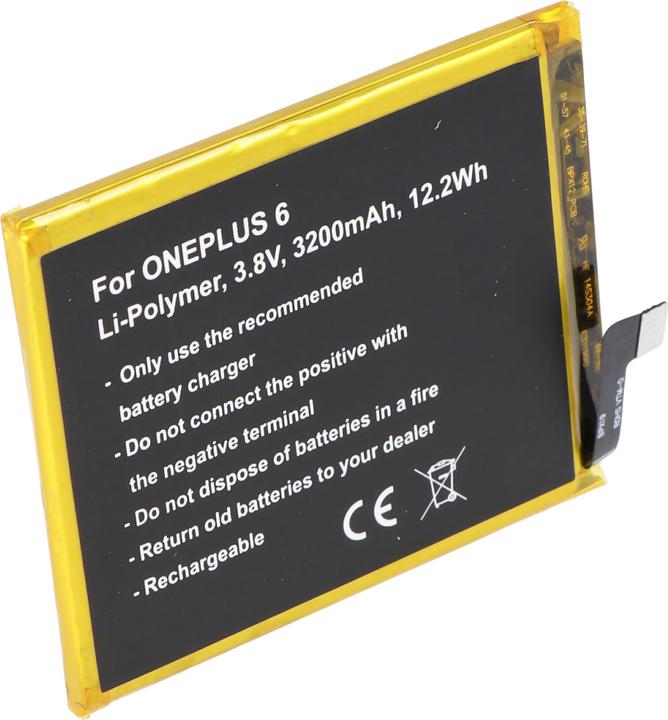 Produktbild AccuCell Akku passend für ONEPLUS 6