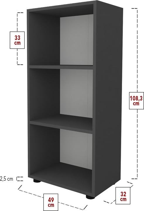 Produktbild VCM Ulas (49 x 32 x 108 cm)