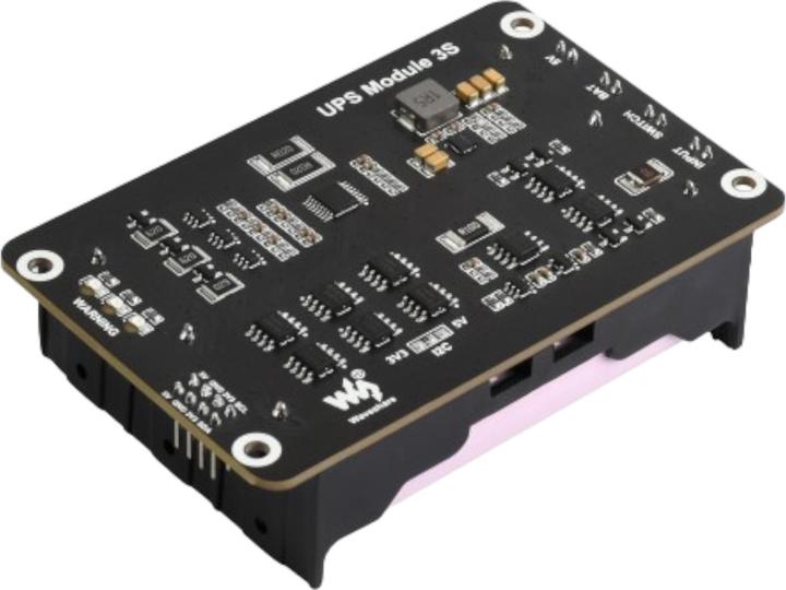 Produktbild WaveShare UPS USV-Modul 5V 5A Unterbrechungsfreies 18650 Akkuboard