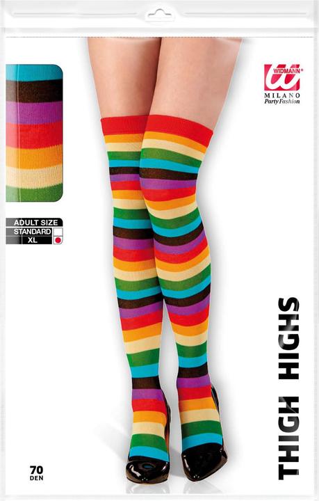 Image du produit Widmann Sur-bas néon arc-en-ciel 70 DEN (70DEN, XL)