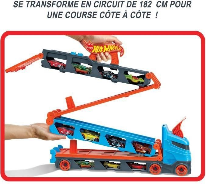 Image du produit Hot Wheels 2-in-1 Rennbahn-Transporter