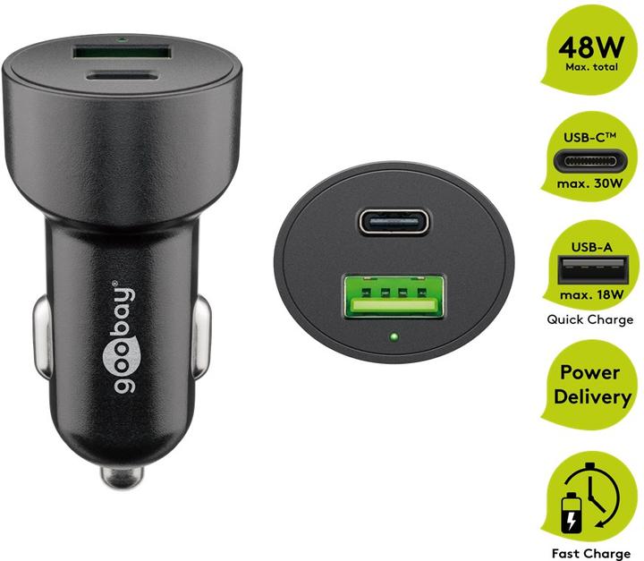 Produktbild Goobay Auto Schnellladegerät