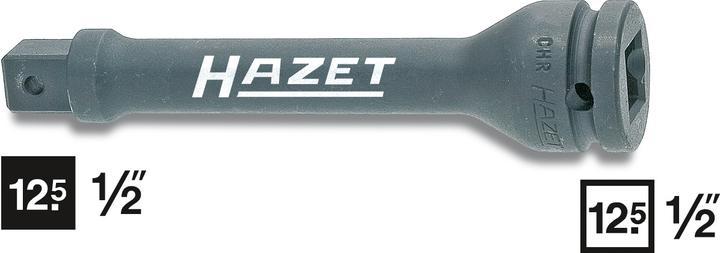 Produktbild HAZET Schlag-, Maschinenschrauber Verlängerung 9005S-5 ∙ Vierkant12,5 mm (1/2 Zoll) ∙ Vierkant 12,5…