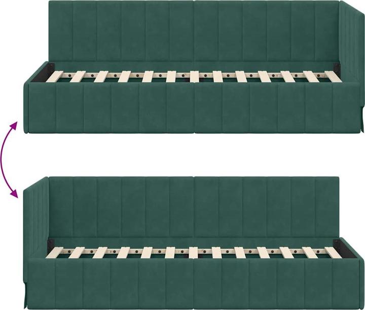 Image du produit vidaXL Eckbettgestell (80 x 200 cm)