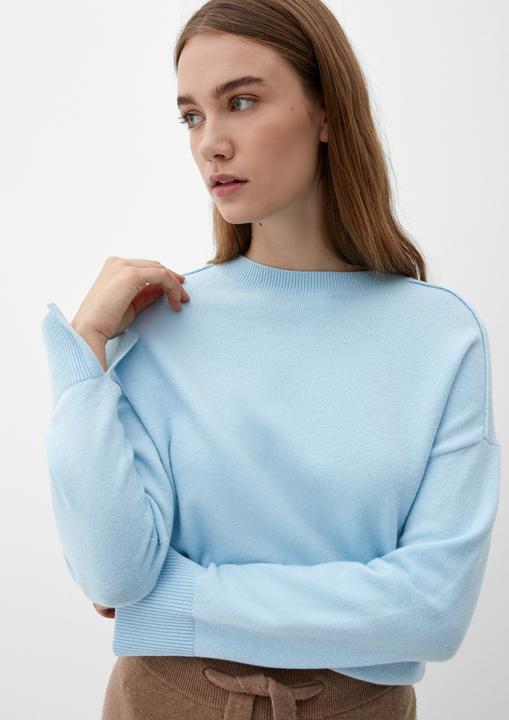 Actual product image s.Oliver Strickpullover Pullover mit geschlitztem Ärmelsaum (34)