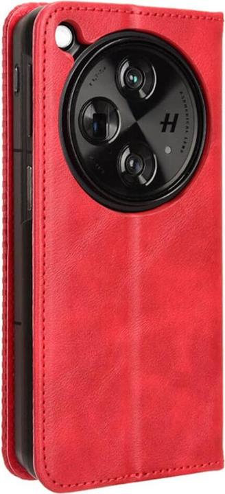 Actual product image Cover-Discount OnePlus Open - Stand Flip Case Cover red (OnePlus Open)