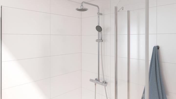 Produktbild Grohe Vitalio Start Shower System Duschsystem mit Thermostatbatterie für die Wandmontage