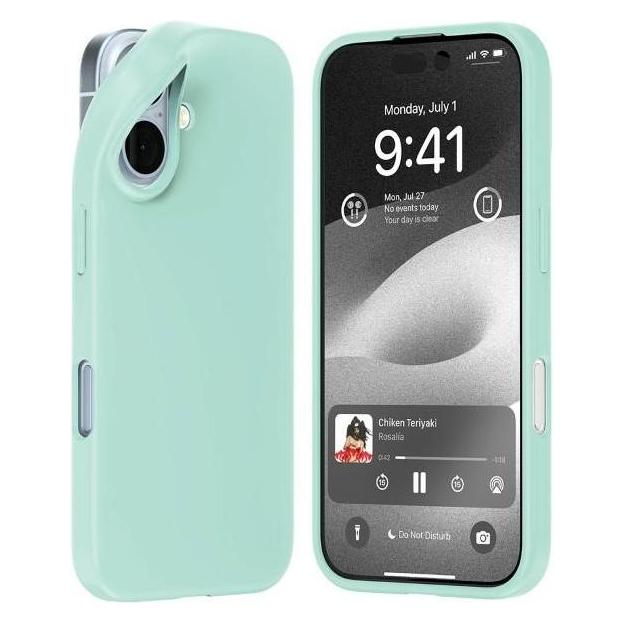 Mercury Soft iPhone 16 6.1" miętowy/mint (Apple iPhone 16), Smartphone Hülle, Grün