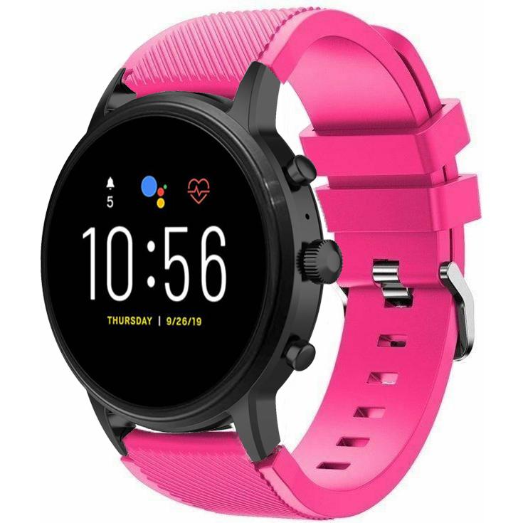 Thumbnail - Strap-it Silikonarmband (22 mm, Silikon), Uhrenarmband, Rosa