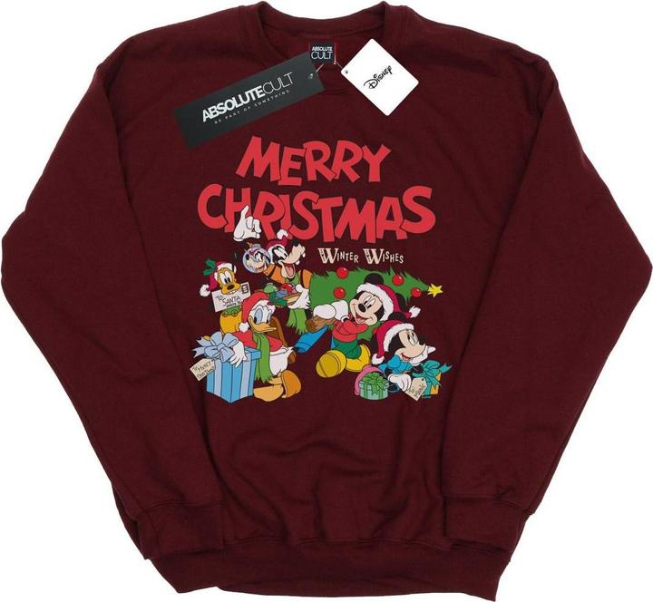 Disney Mickey And Friends Winter Wishes Sweatshirt Mädchen (152, 158)