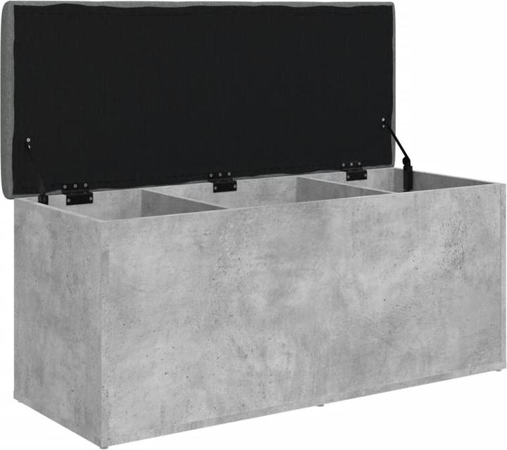 Immagine prodotto VidaXL Panca con contenitore in cemento grigio 102x42x45 cm (42 cm)