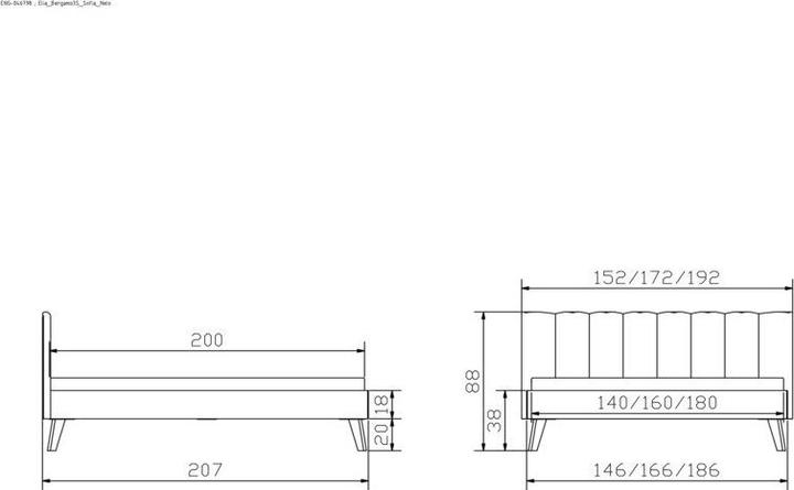 Image du produit Hasena Elia 20 (160 x 200 cm)