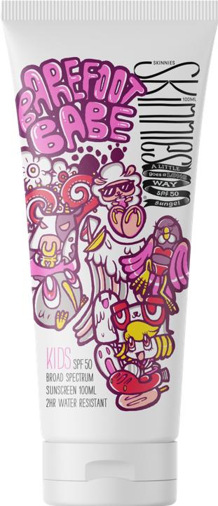 Immagine prodotto Skinnies Bambini a piedi nudi (Gel solare, SPF 50+, 100 ml, 114 g)