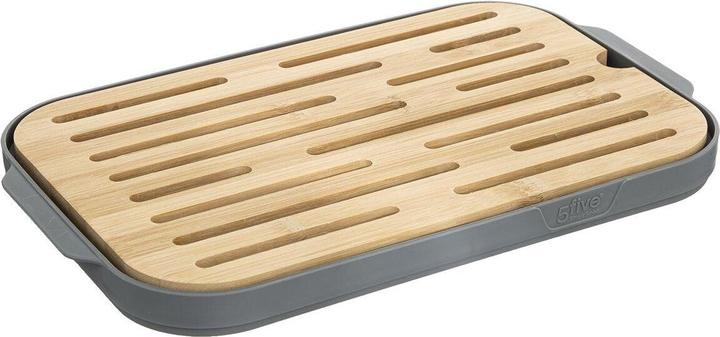 Actual product image 5Five Plastic and bamboo bread bin
