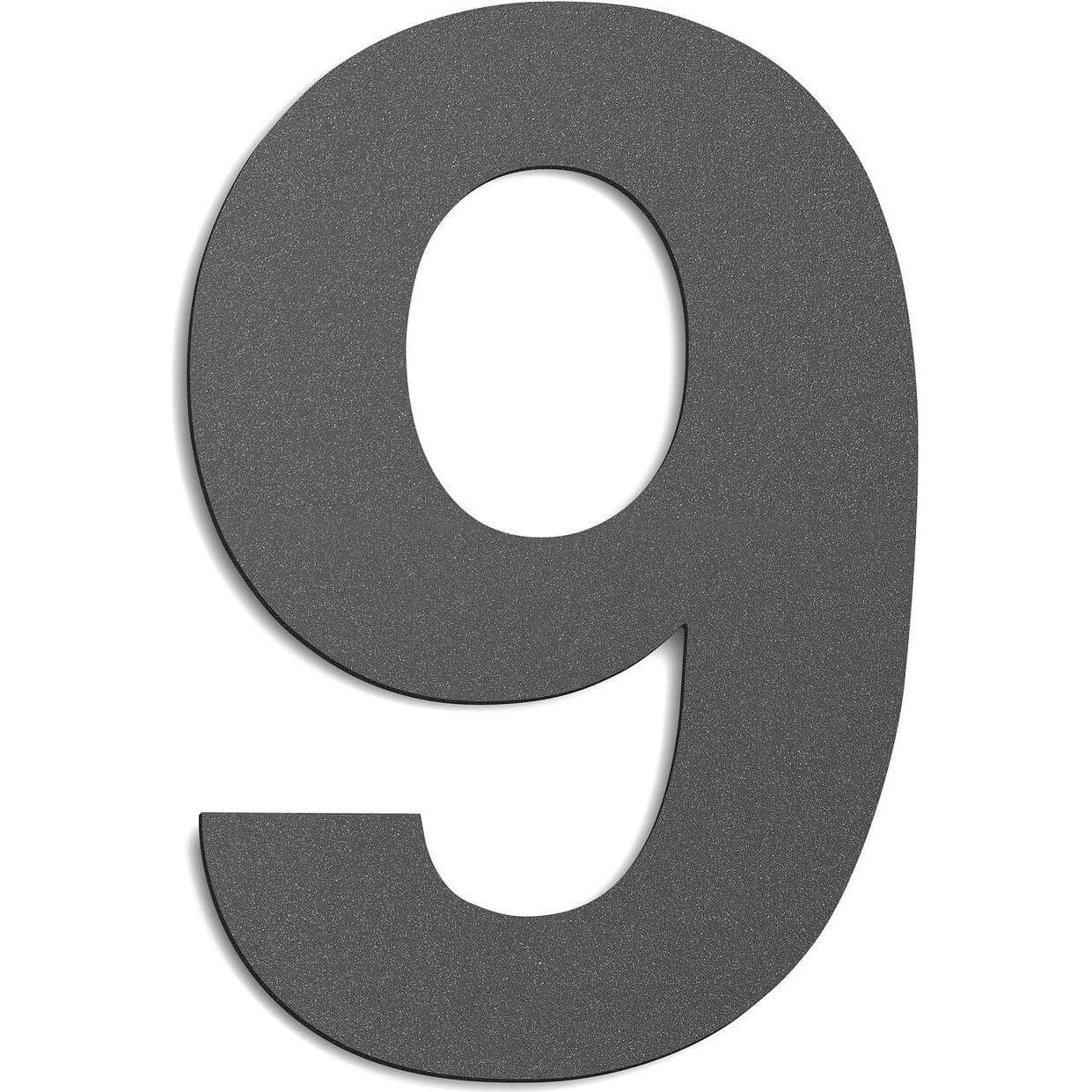 CMD, Hausnummer + Türschild, Hausnummer Gross IP44 Anthrazit Made in Germany CMD-G9anthrazit