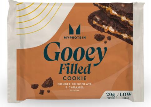 Actual product image MyProtein Protein Filled Cookie (12 x 75g) (Double Chocolate & Caramel, 12 pcs., 900 g)