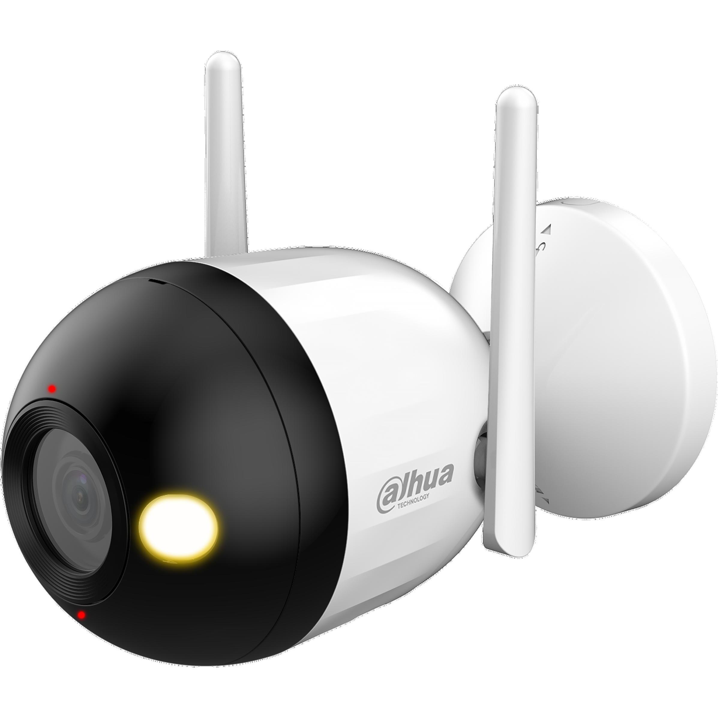 Dahua NET CAMERA 4MP IR BULLET WIFI/F4C-PV 2.8MM (2560 x 1440 Pixels), Netzwerkkamera, Weiss