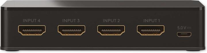 Actual product image Goobay HDMI Switch Box 4 to 1 4K @ 60 Hz