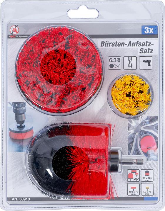 Actual product image BGS Brush attachment set