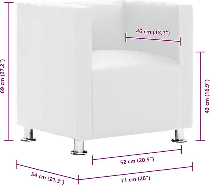 Actual product image vidaXL Sessel