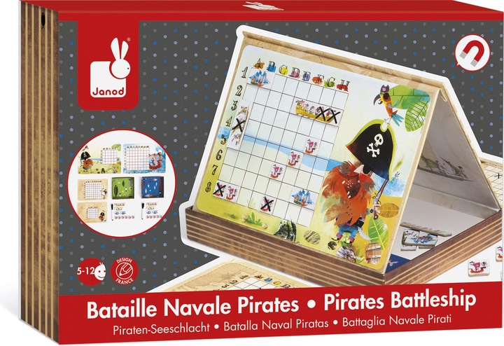 Image du produit Janod Les pirates de la bataille navale (Français)