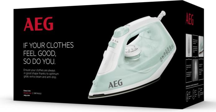 Produktbild AEG Dampfbügeleisen EasyLine DB1740 (2400 W, 80 g/min)