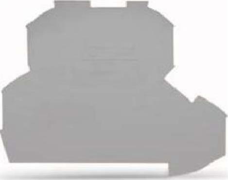 Produktbild Wago Reihenklemmen-Abschlussplatte 0,8mm grau (Diverse)