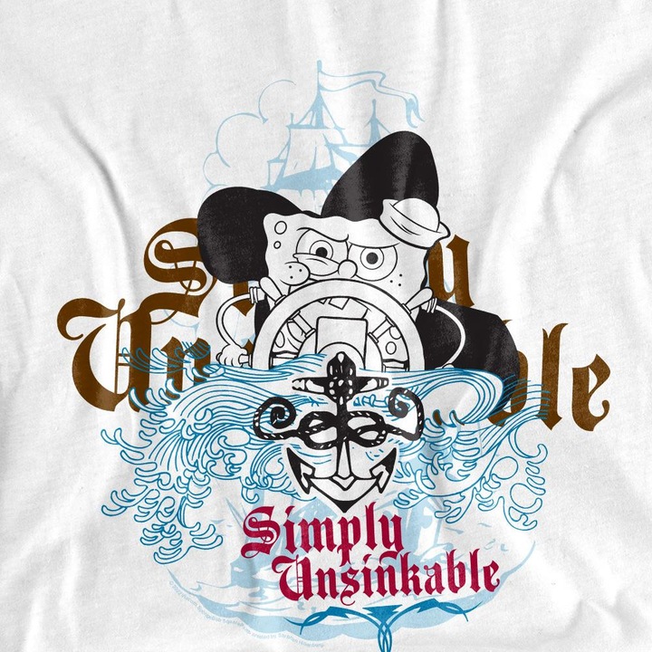 Immagine prodotto Spongebob Squarepants Simply Unsinkable Maglietta Uomo (4XL)