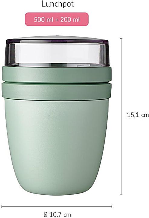 Produktbild Mepal Lunchpot Switch Ellipse für Snacks und Müsli