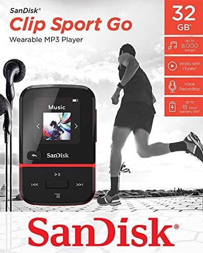 Actual product image Sandisk Clip Sport Go Red Global 32GB (32 GB)