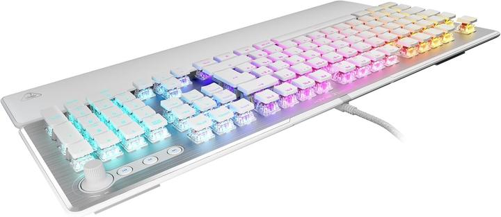 Actual product image Turtle Beach - Clavier de jeu mécanique RGB Filaire Vulcan II Blanc - Disposition Azerty FR (FR, Cable)