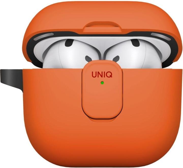 Actual product image Uniq Case Clyde for AirPods 4 Lock Case orange (Charging case cover)