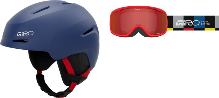 Blue, matte blue/red, Red