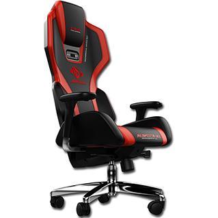 Blue Gaming Stuhl E-blue AUROZA, rot, unterbeleuchtet, + Gamingset Polygon, Sedia gaming, Rosso