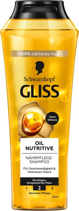 Produktbild Gliss Shampoo Oil Nutritive 250 ml (250 ml, Flüssiges Shampoo)