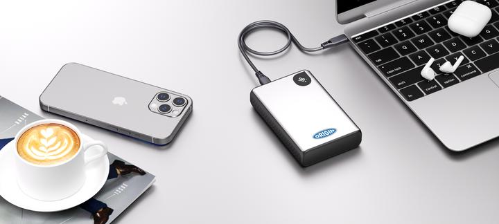 Immagine prodotto Origin Storage Origin Portable Laptop Power Bank Lithium-Ion 20000 mAh â€“ Multi ports output (20000 mAh, 100 Wh)