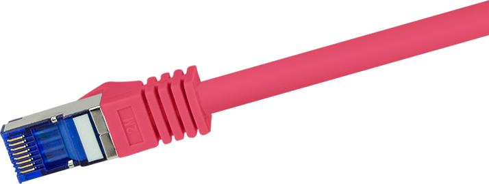 Produktbild LogiLink Patchkabel Ultraflex, Kat.6A, S/FTP, 1,0 m, rot (S/FTP, CAT6a, 1 m)